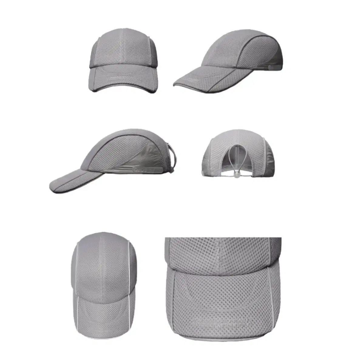 오호스 Nylon Pocket Mesh Cap / Grey